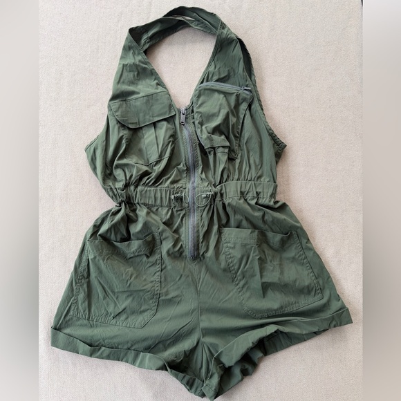 free people movement Pants - FP Movement by Free People Olive Jumpsuit